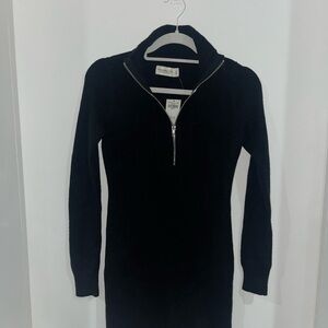 Abercrombie & Fitch Zip Up Sweater Dress